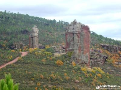 Parque Natural del Alto Tajo-Valle de los Milagros;el desfiladero de las xanas el refugio de la manc
